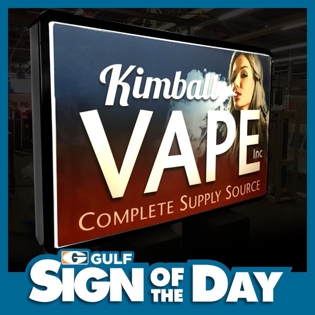 Kimball Vape Inc. Sign of the Day