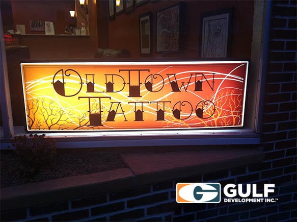 Old Town Tattoo Indoor Sign