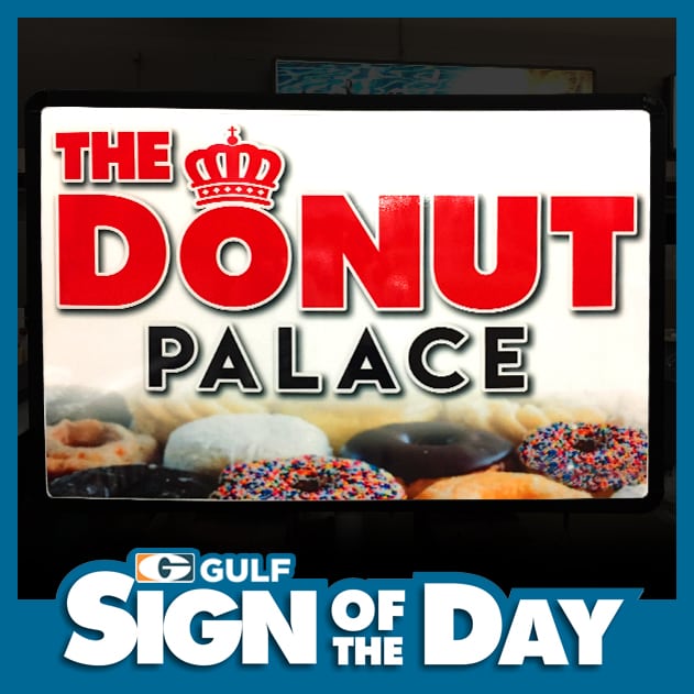 The Donut Palace Sign of the Day