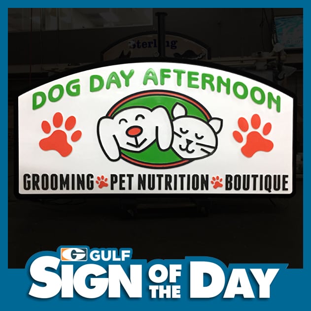 Dog Day Afternoon Boutique Sign of the Day